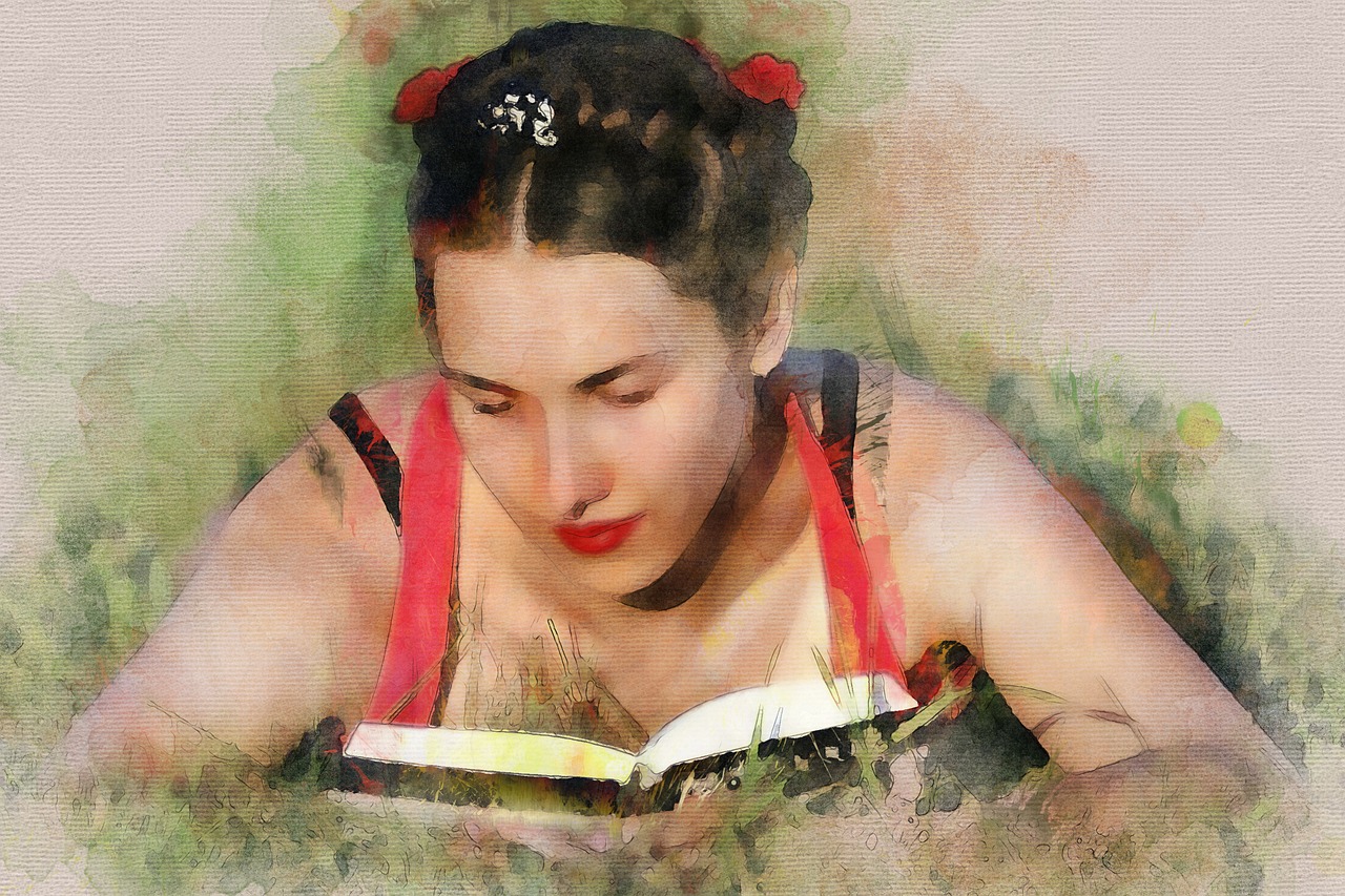 book  girl  reading free photo
