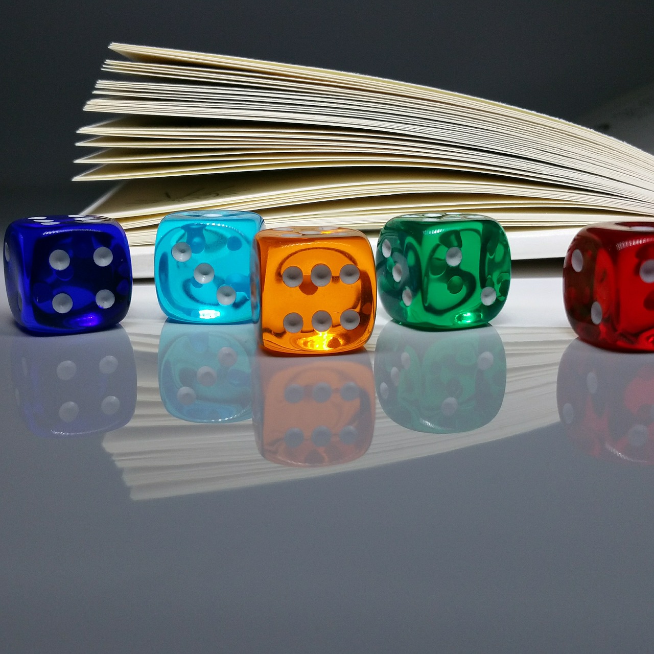 book luck lucky dice free photo