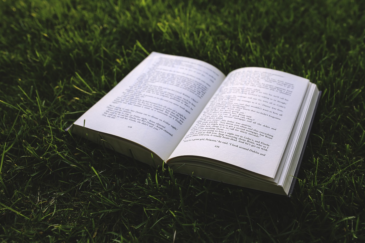 book grass green free photo