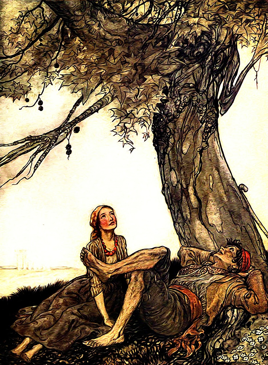 book illustration literature arthur rackham free photo