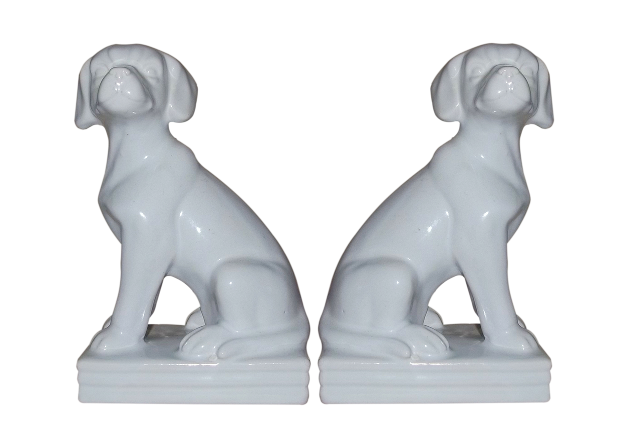 bookends dogs porcelain free photo