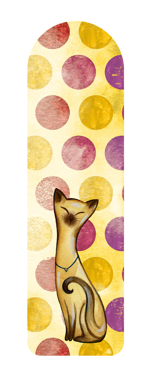 bookmark cat stationary free photo