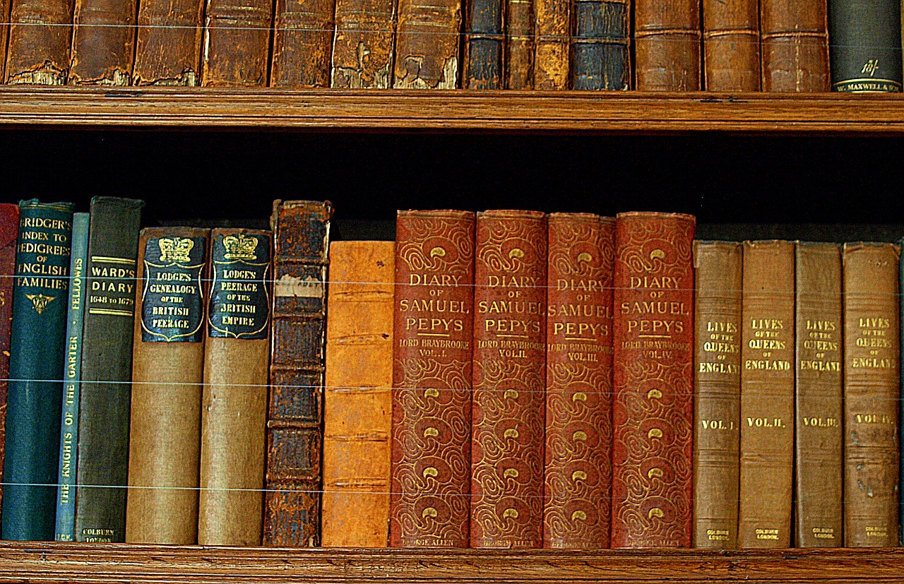 books library shelf free photo
