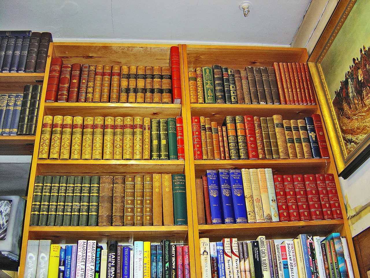books bookshelves library free photo