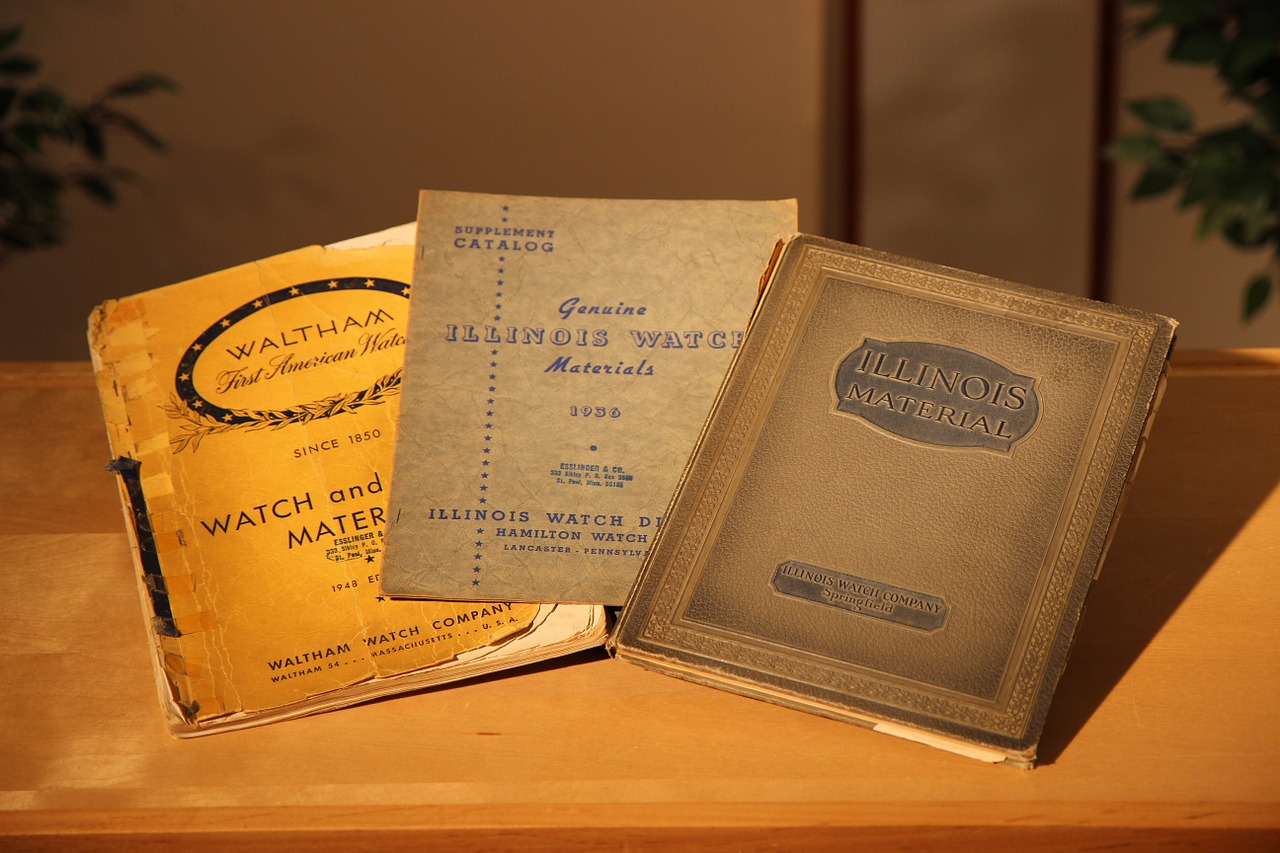 books vintage old watch books free photo