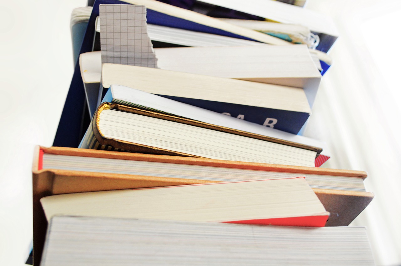 books  pile  study free photo