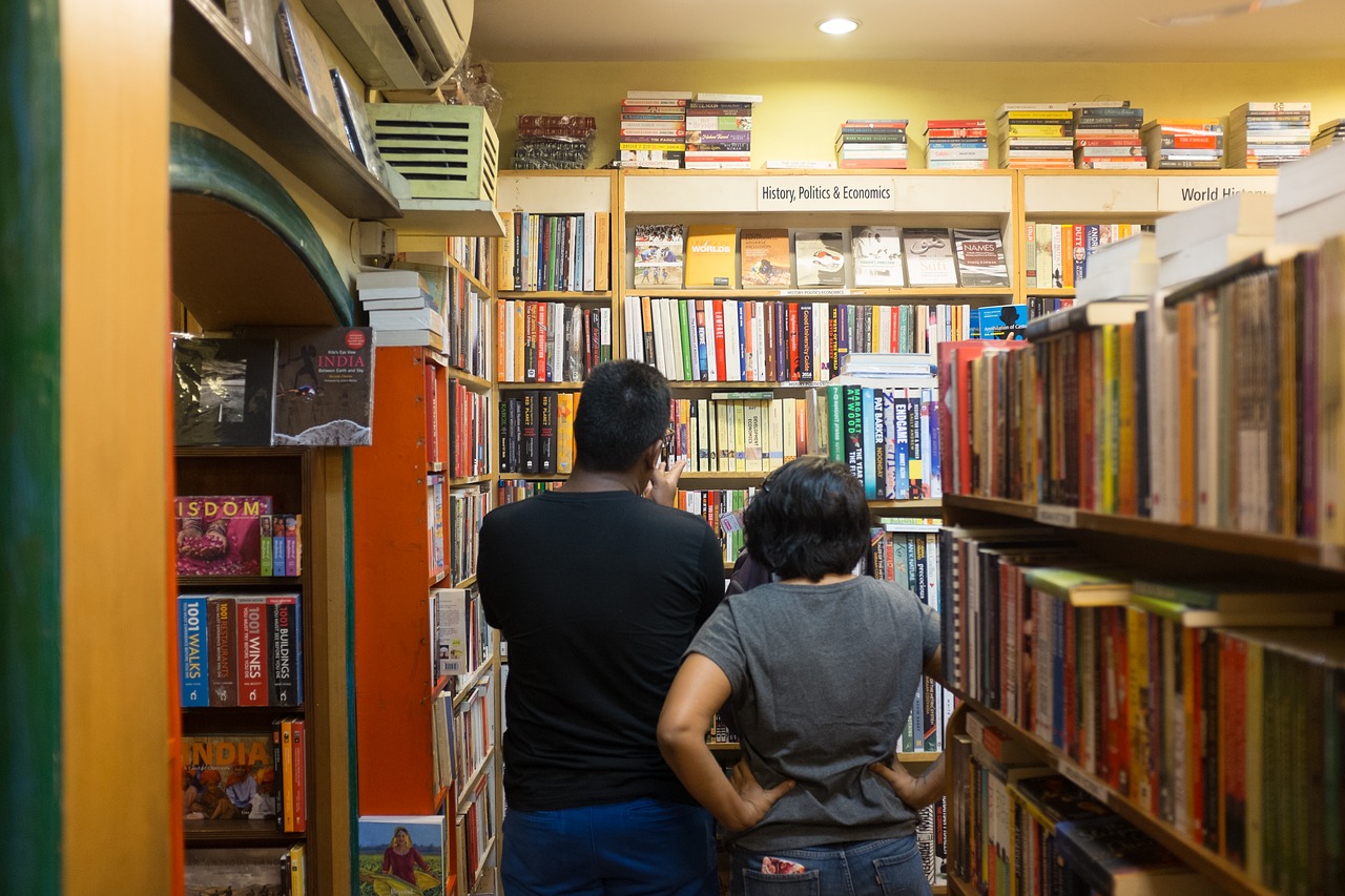 bookstore india khan market free photo