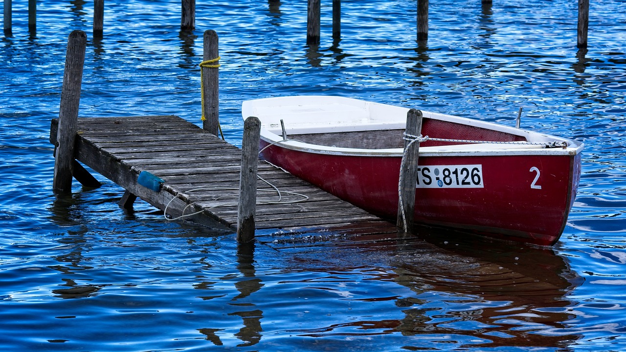 boot pier rowing boat free photo