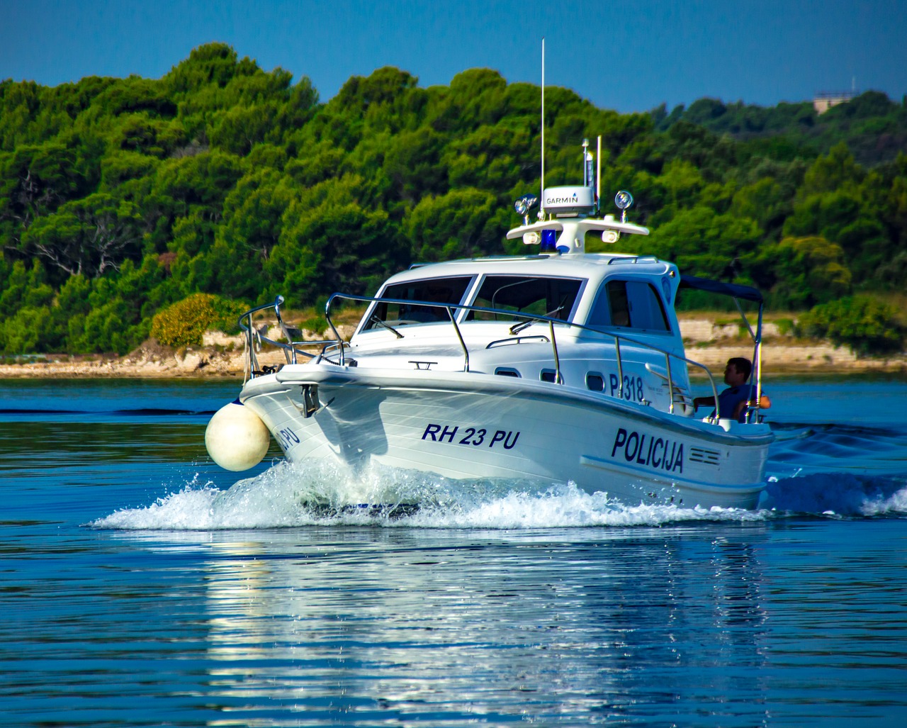 boot powerboat waters free photo