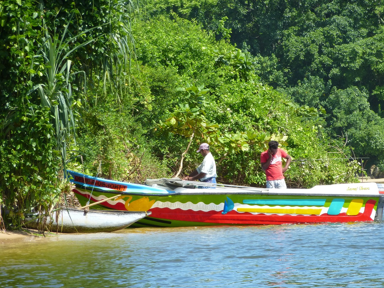 boot sri lanka beach free photo