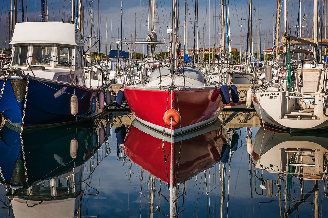 boot sail port free photo