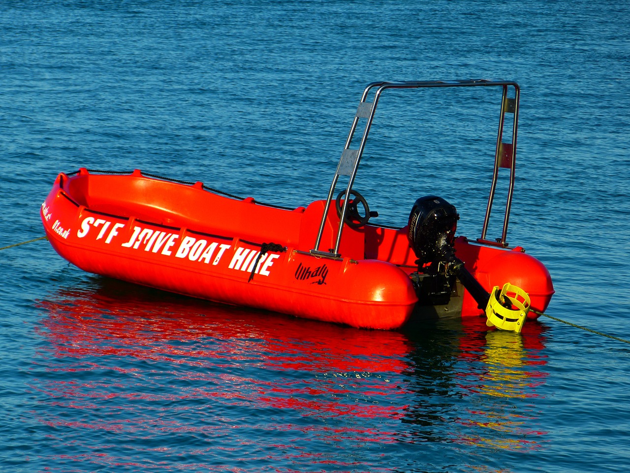 boot powerboat water free photo