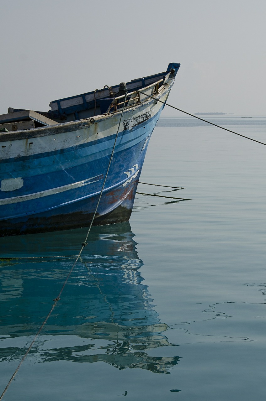 boot mirroring water free photo