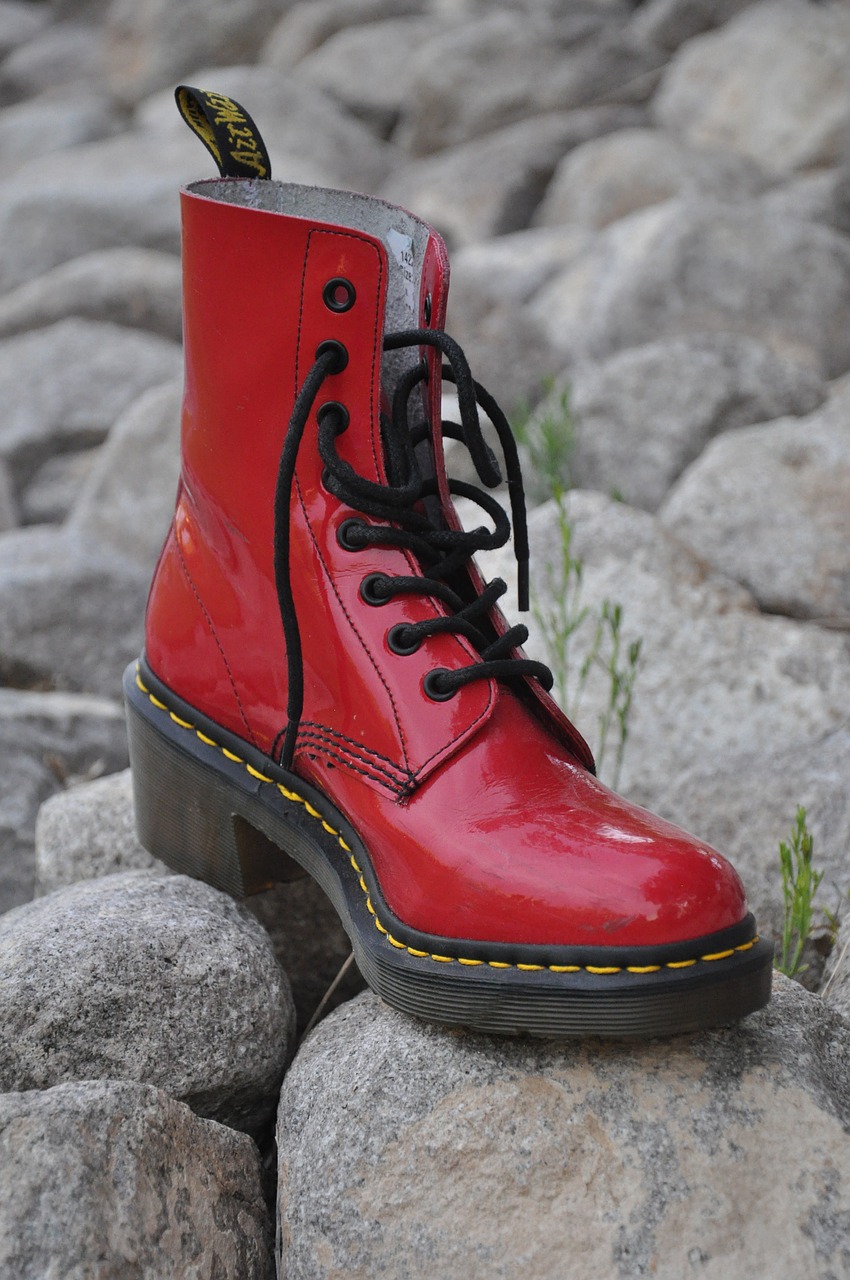 boot red shoes free photo