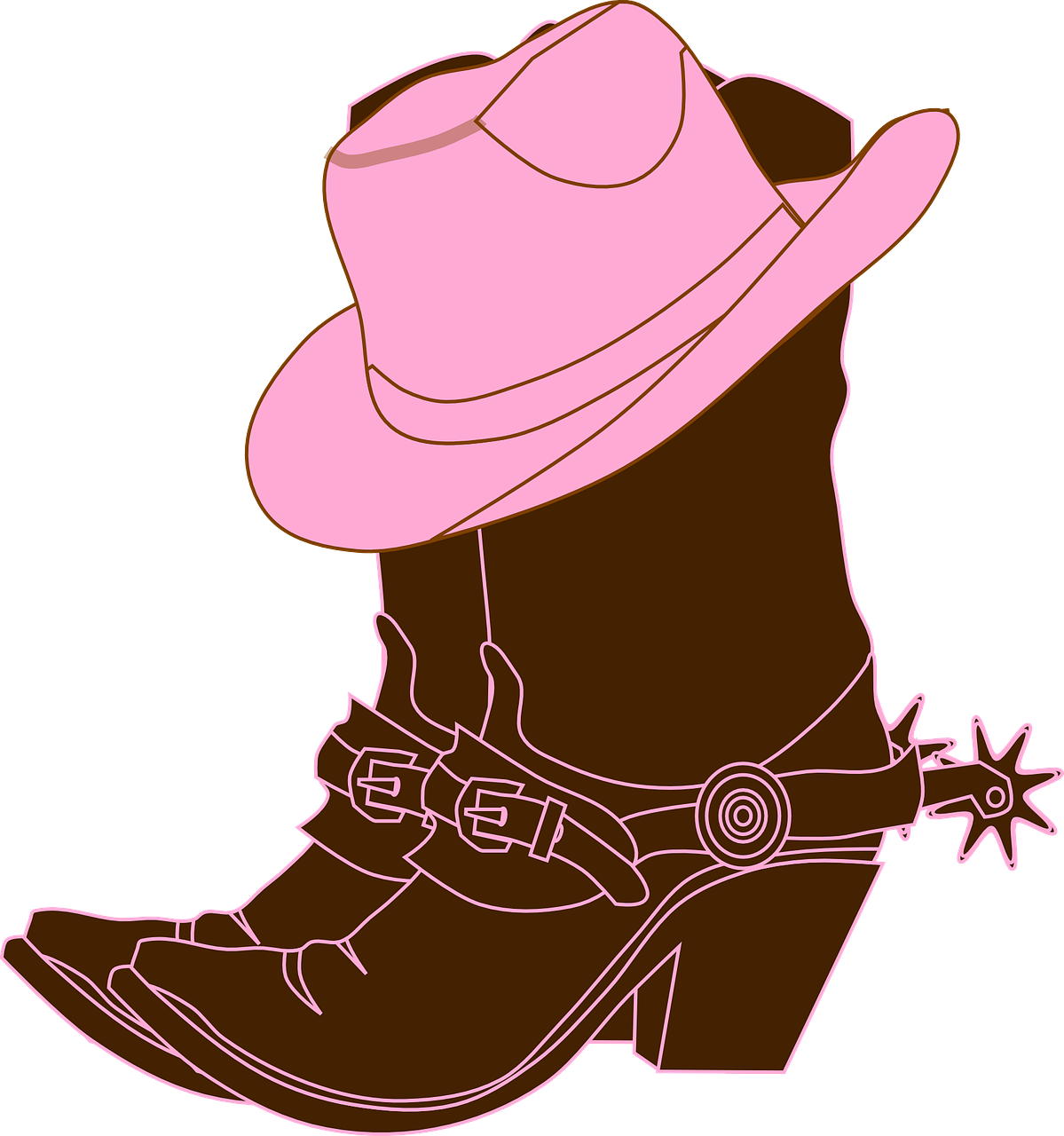 boots hat cowgirl free photo