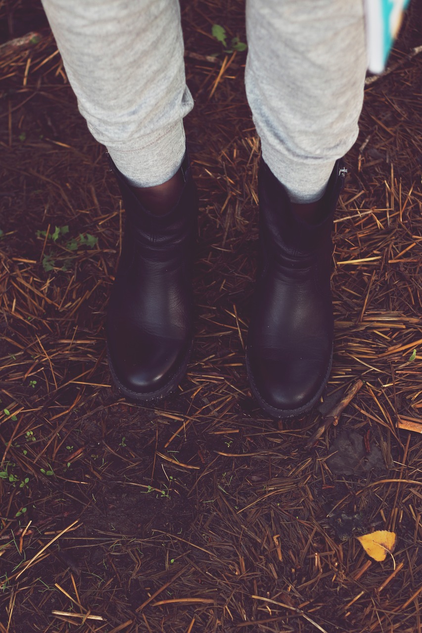 boots shoes autumn free photo