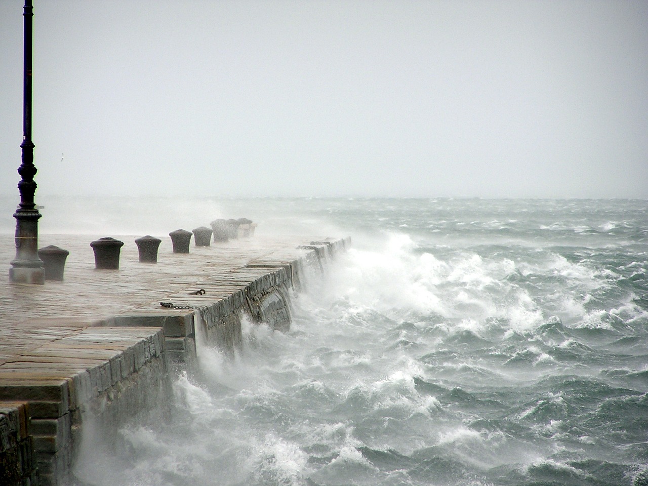 bora wind stormy sea free photo