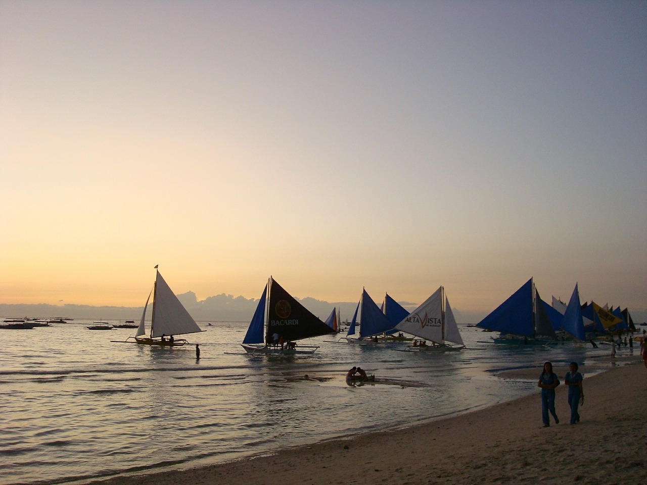 boracay glow boat free photo