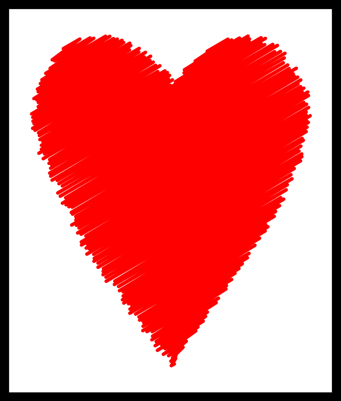 heart valentine framework free photo