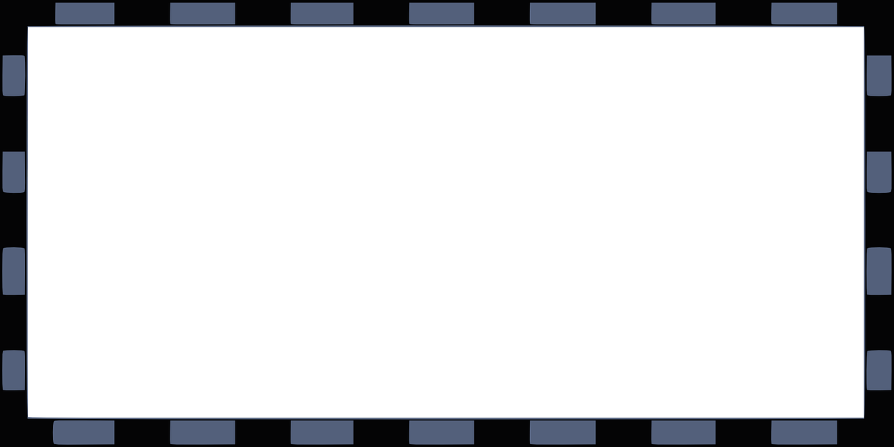 border rectangular blue free photo