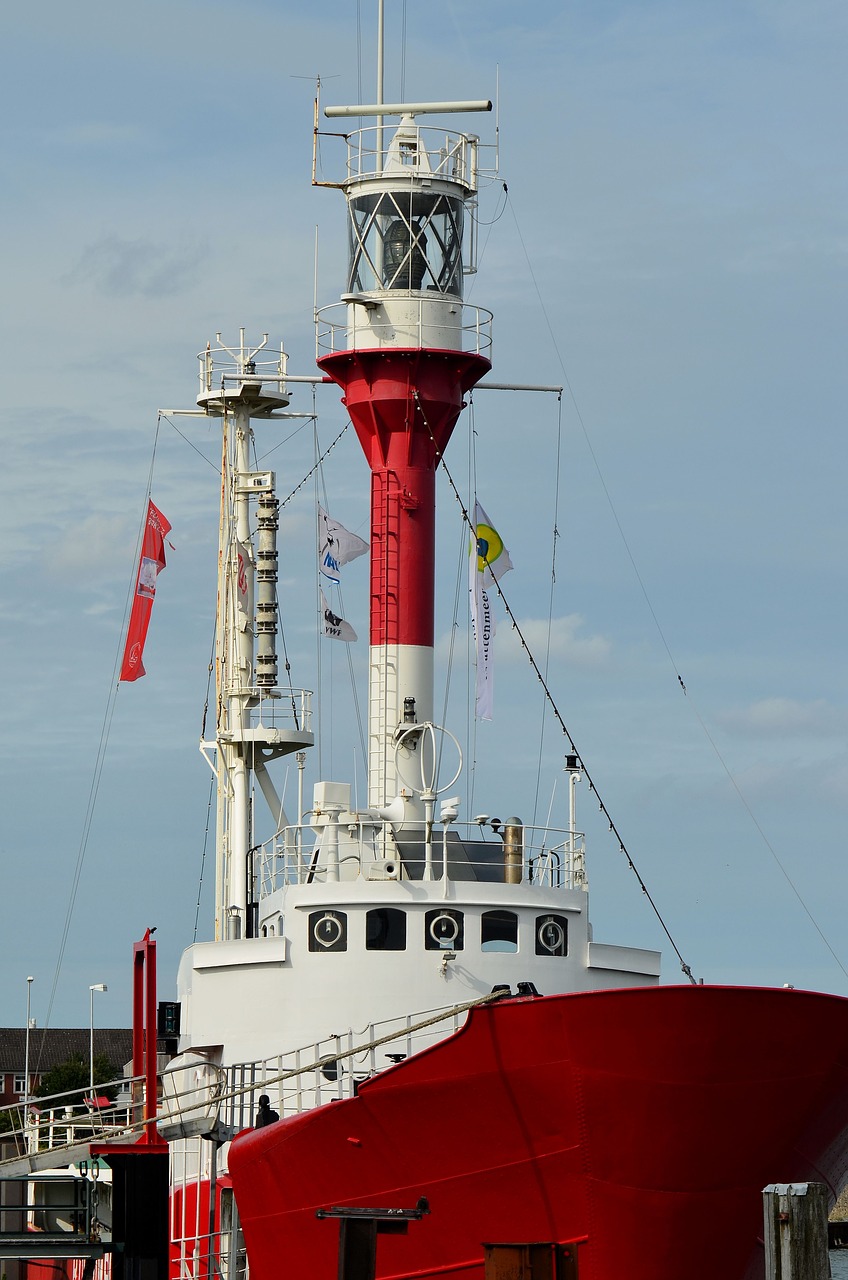 borkum lightship floating lighthouse free photo