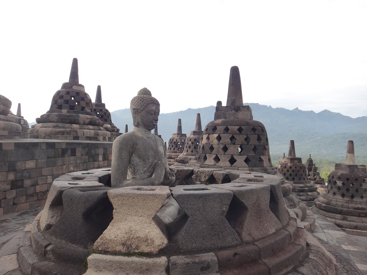 borobudur indonesia java free photo