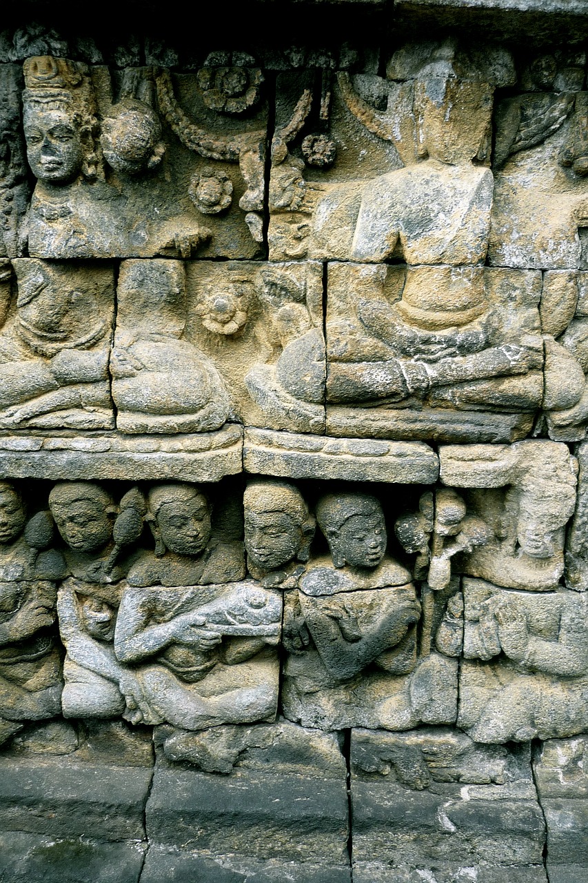 borobudur indonesia temple free photo