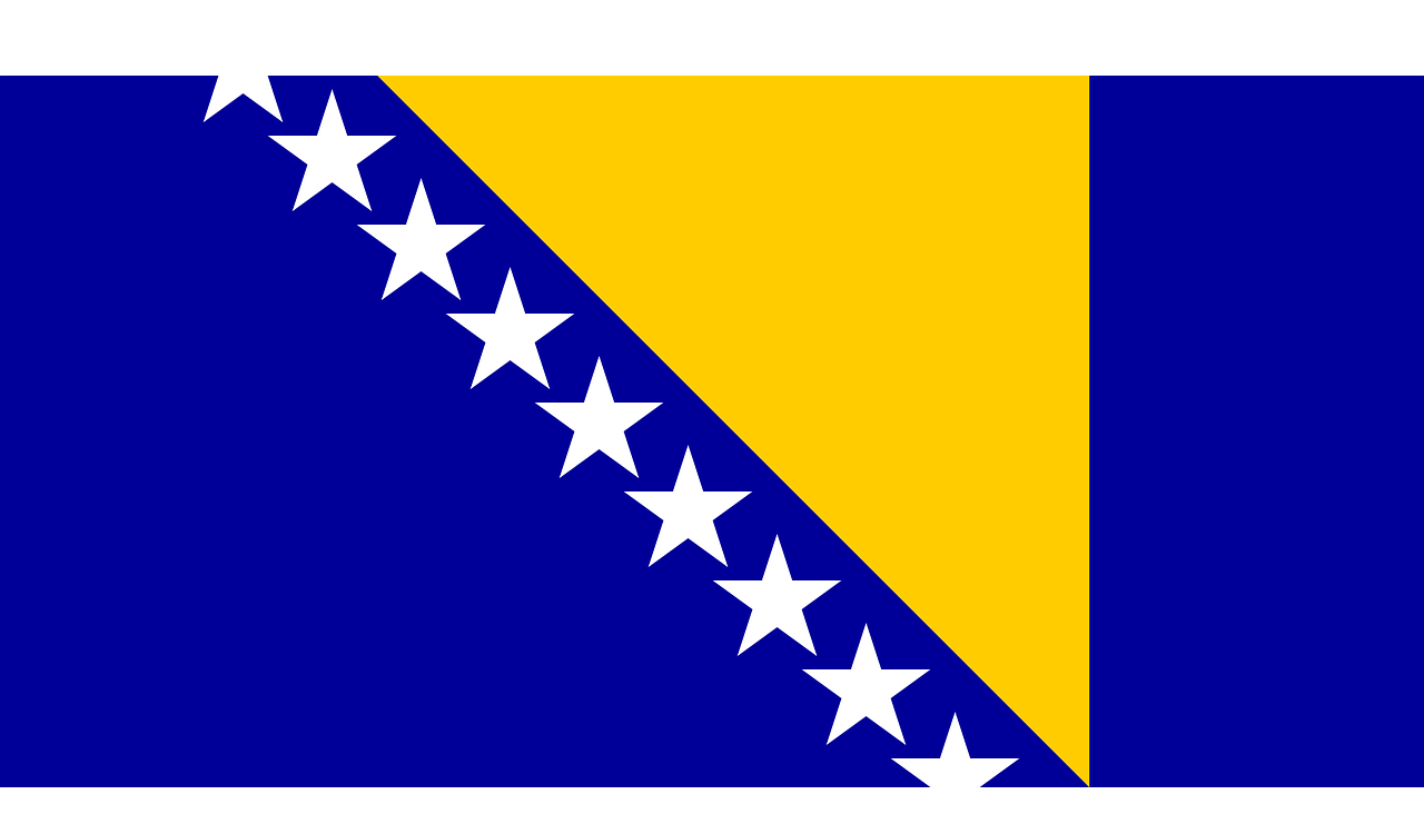 bosnia flag and free photo