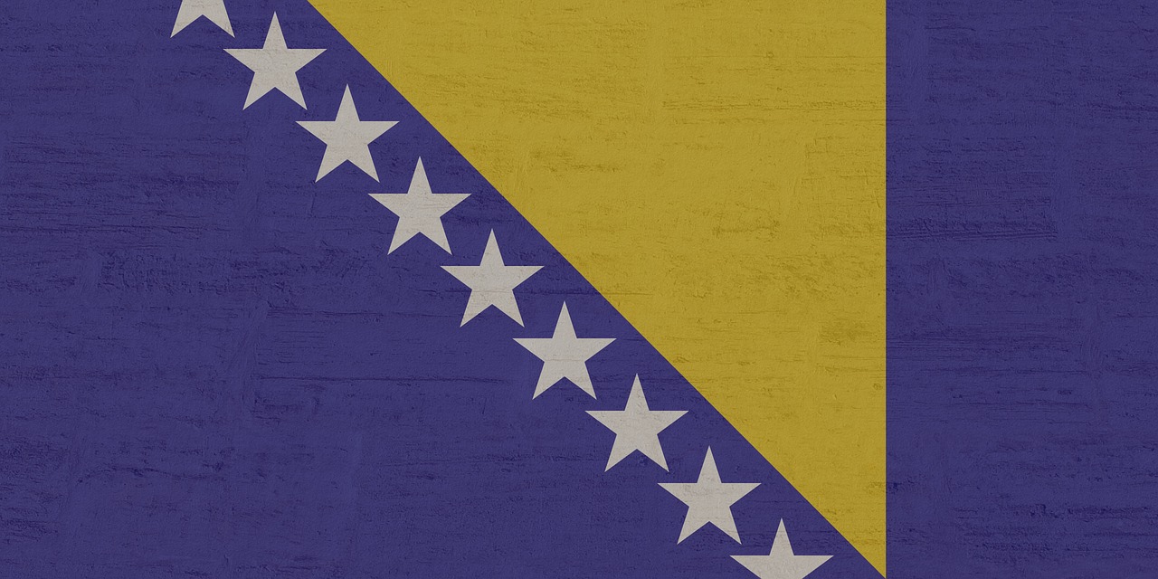 bosnia-and-herzegovina flag federation-of-bosnia-and-herzegovina free photo