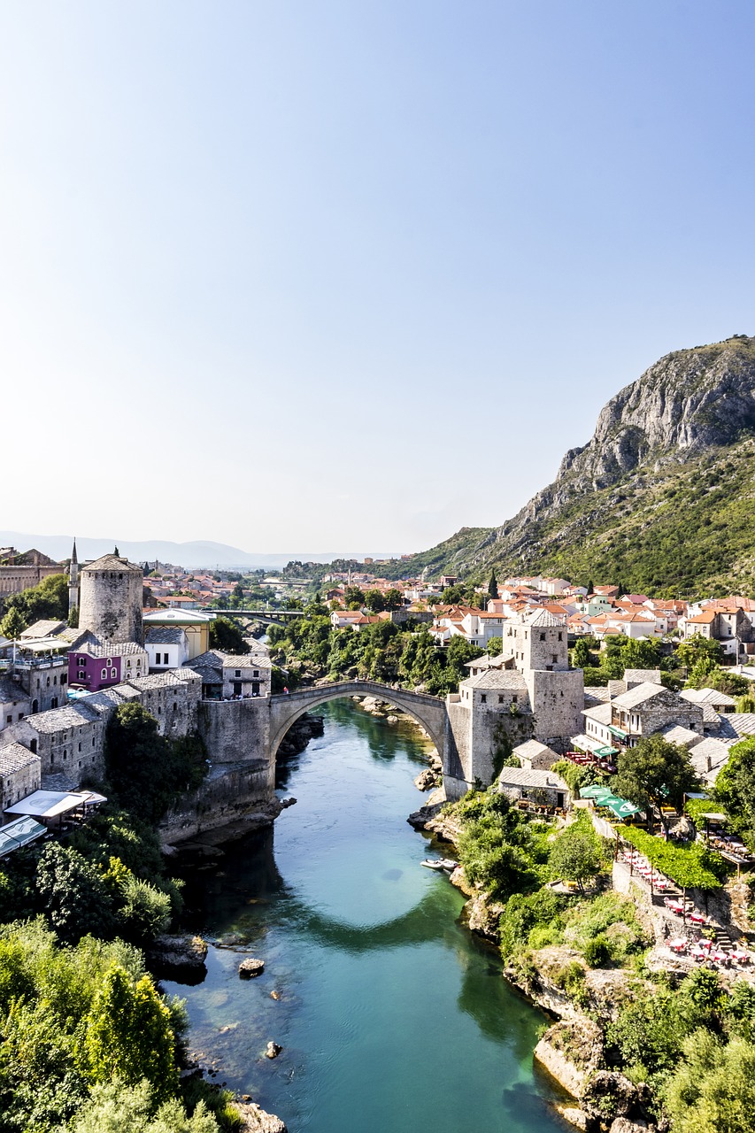 bosnia and herzegovina  mostar  bridge free photo