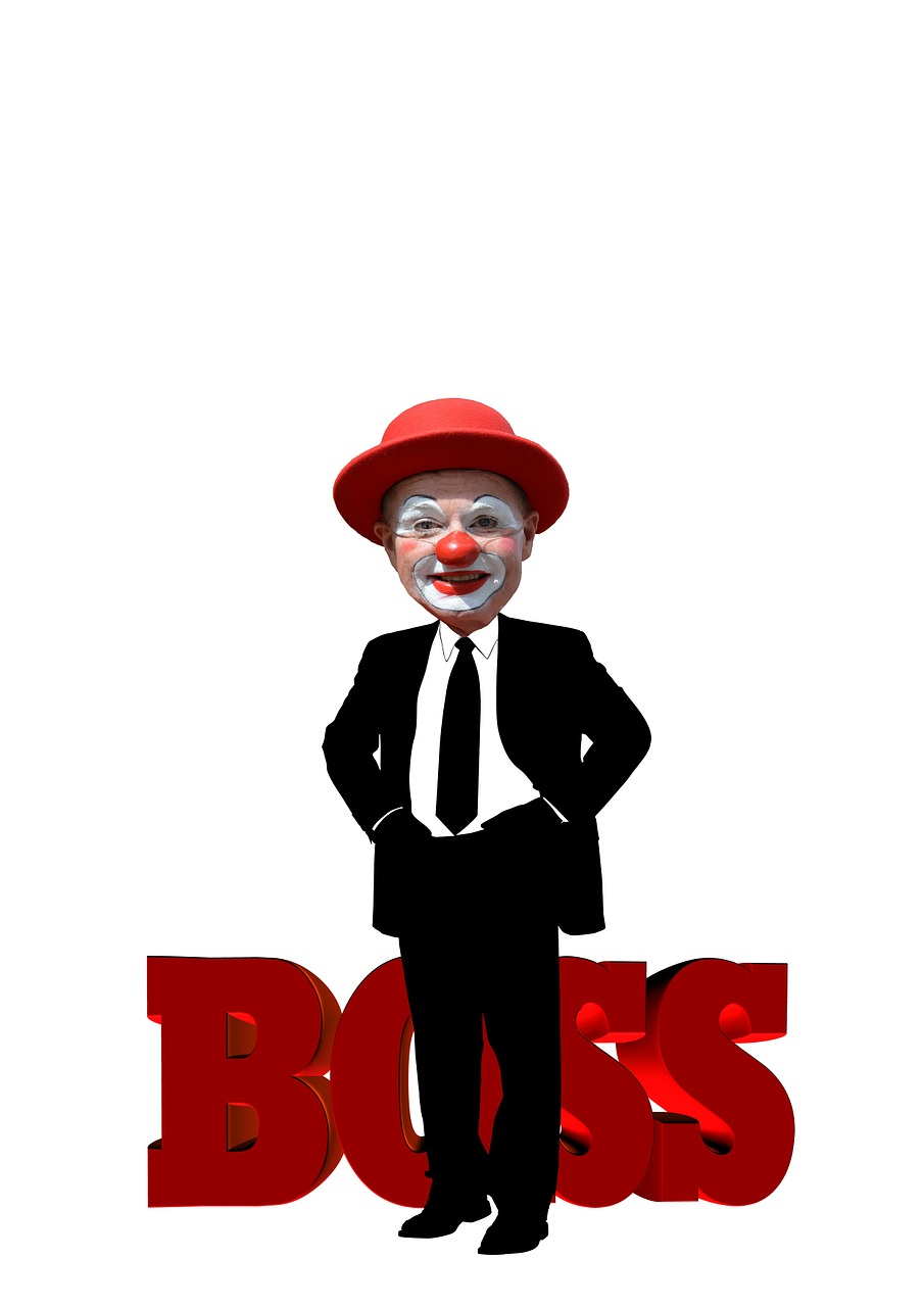 boss man clown free photo