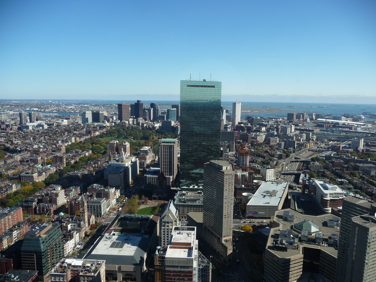 boston usa skyline free photo