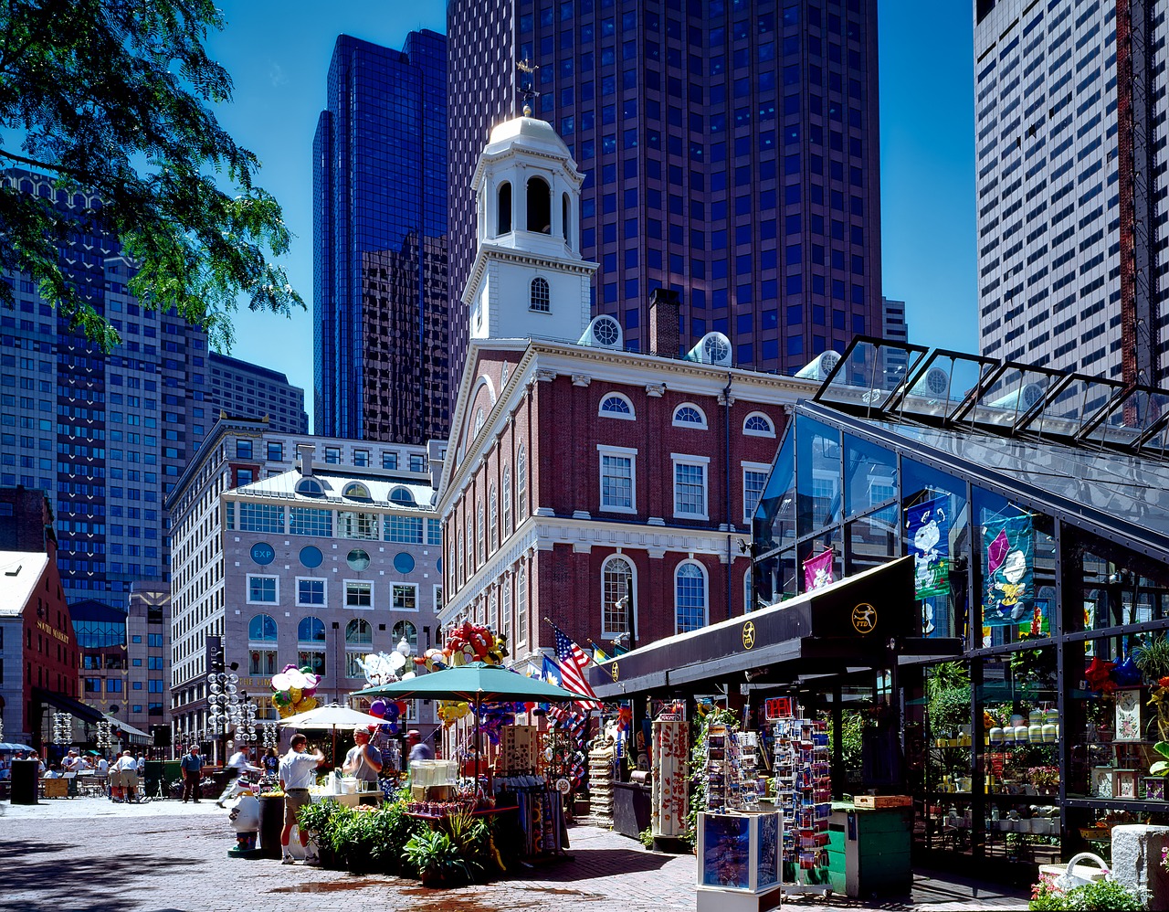 boston massachusetts faneuil hall free photo