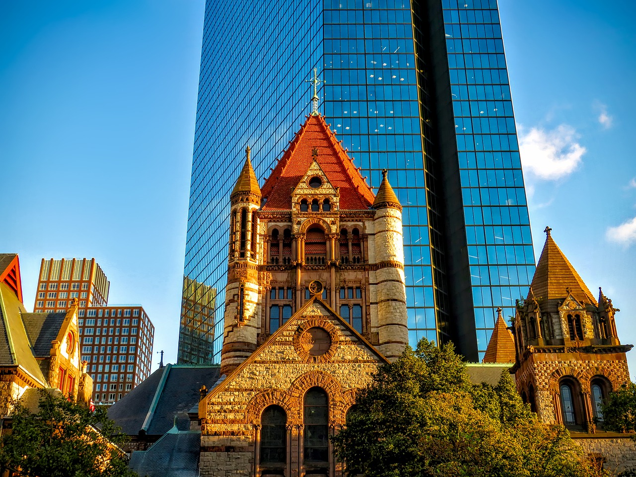 boston massachusetts downtown free photo