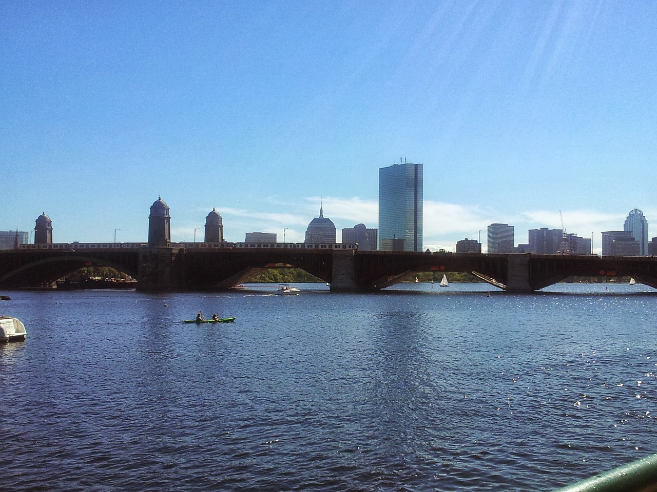 boston boston skyline charles river free photo