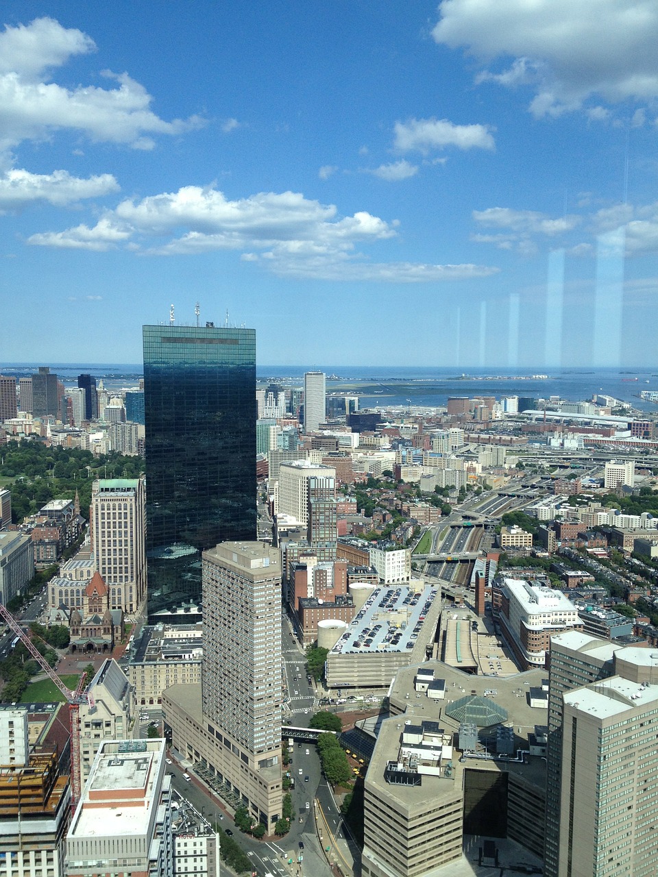boston skyline massachusetts free photo