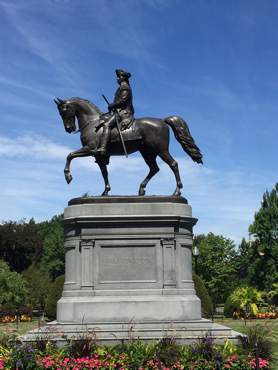 boston  statue  paul revere free photo