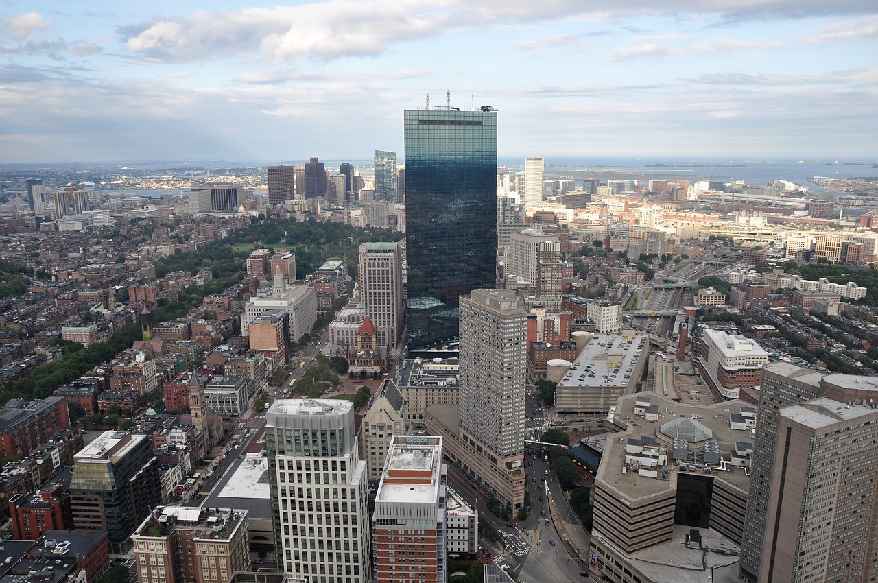 boston  panorama  skyscraper free photo