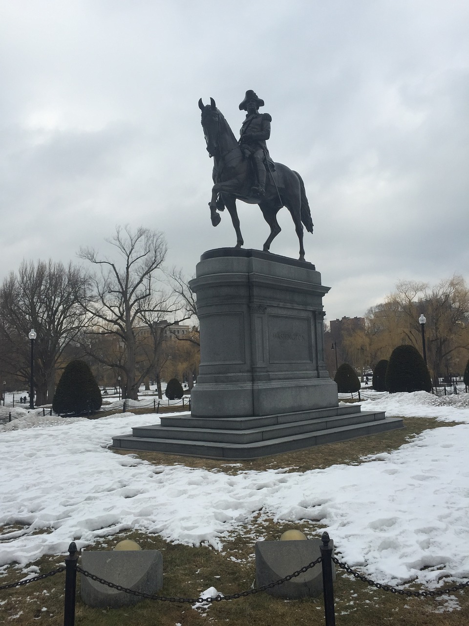 boston park winter free photo