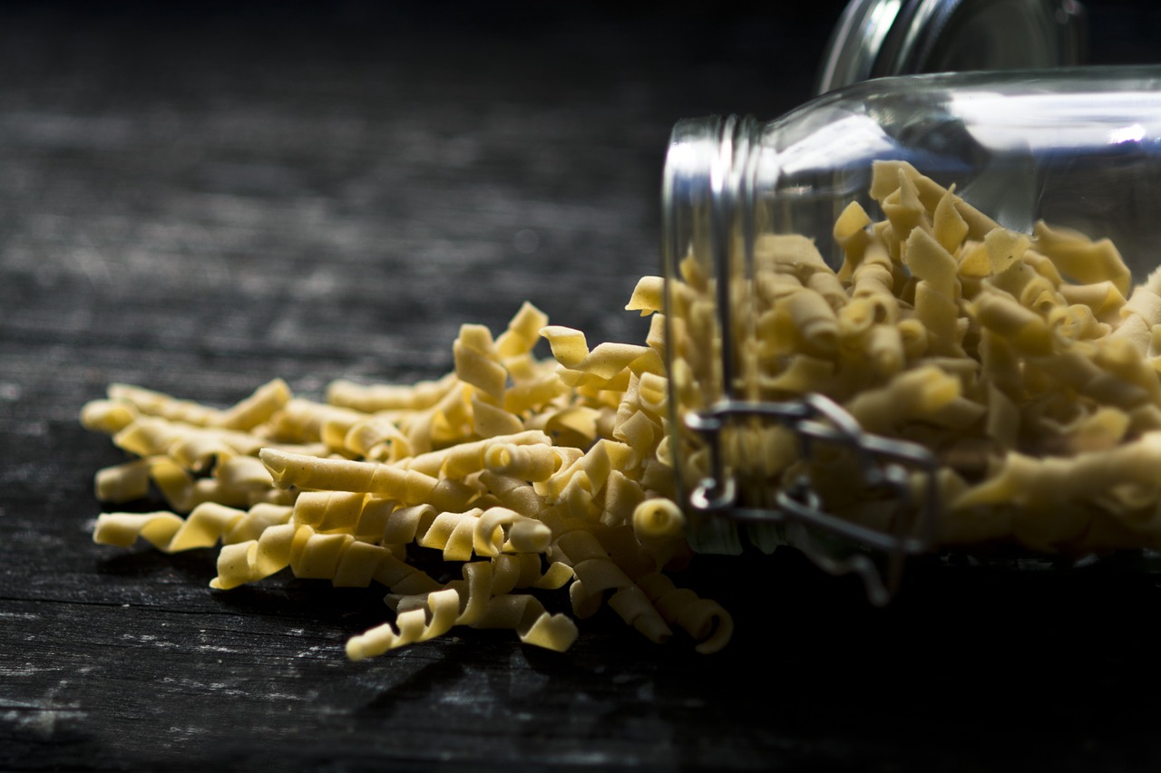 noodles pasta bottle free photo