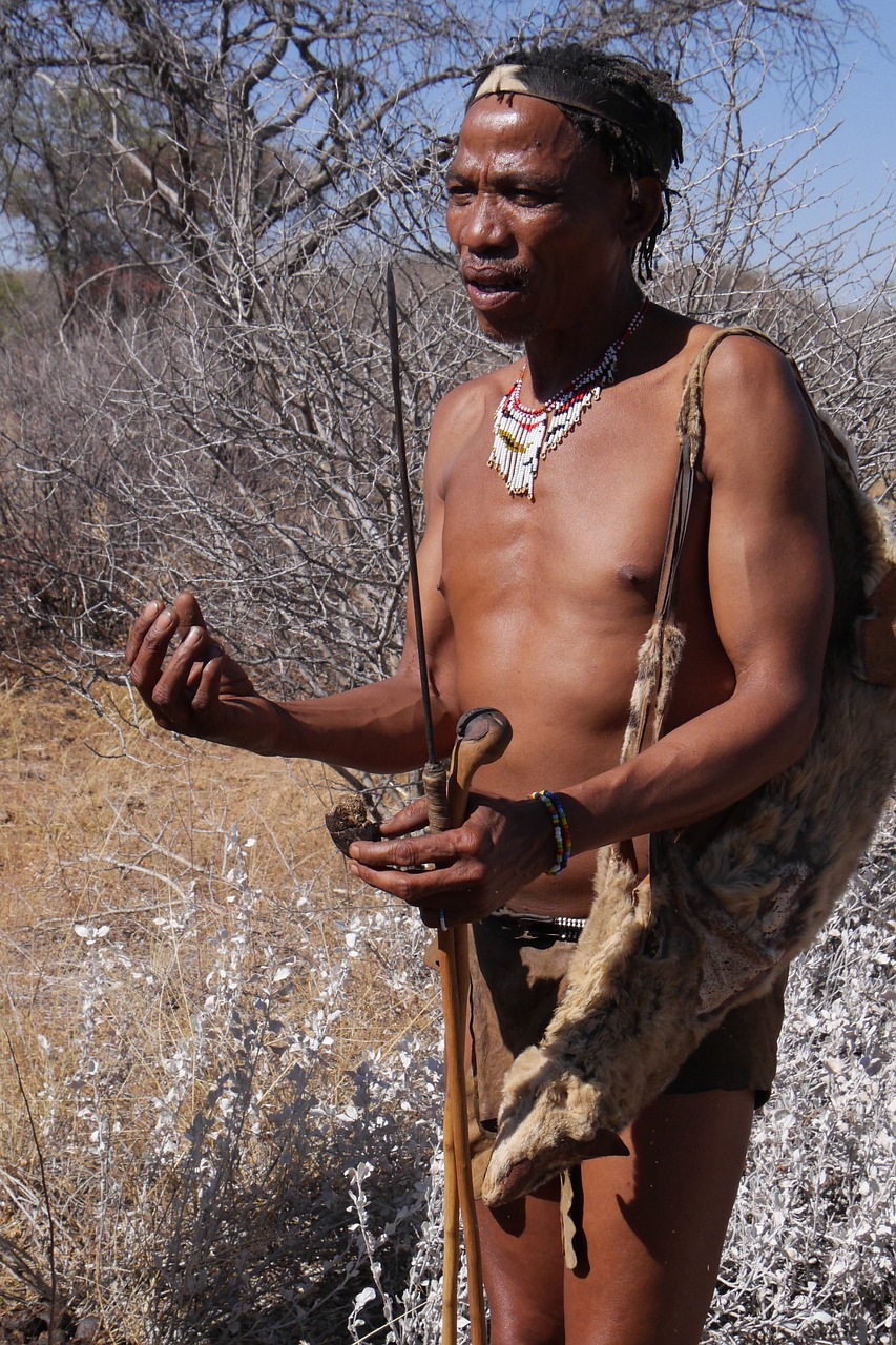 botswana bushman indigenous culture free photo