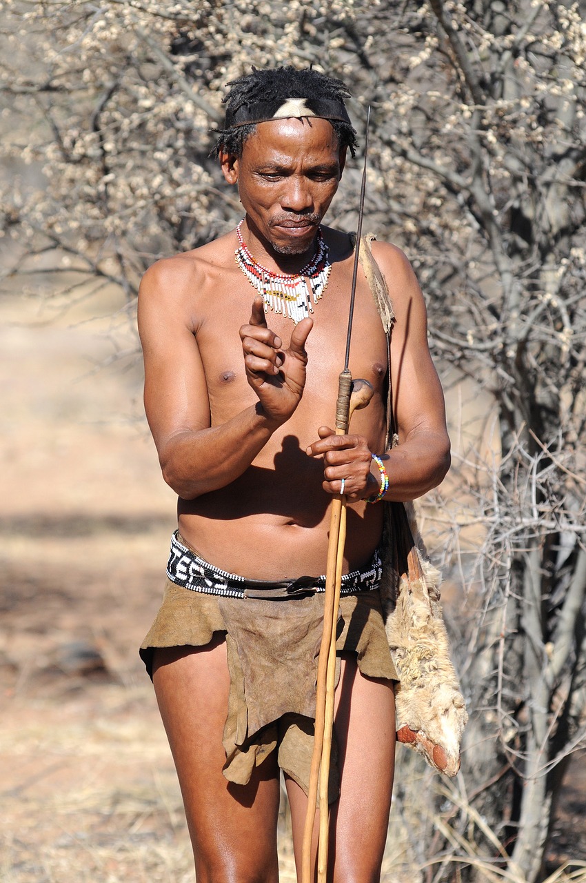 botswana bushman indigenous culture free photo