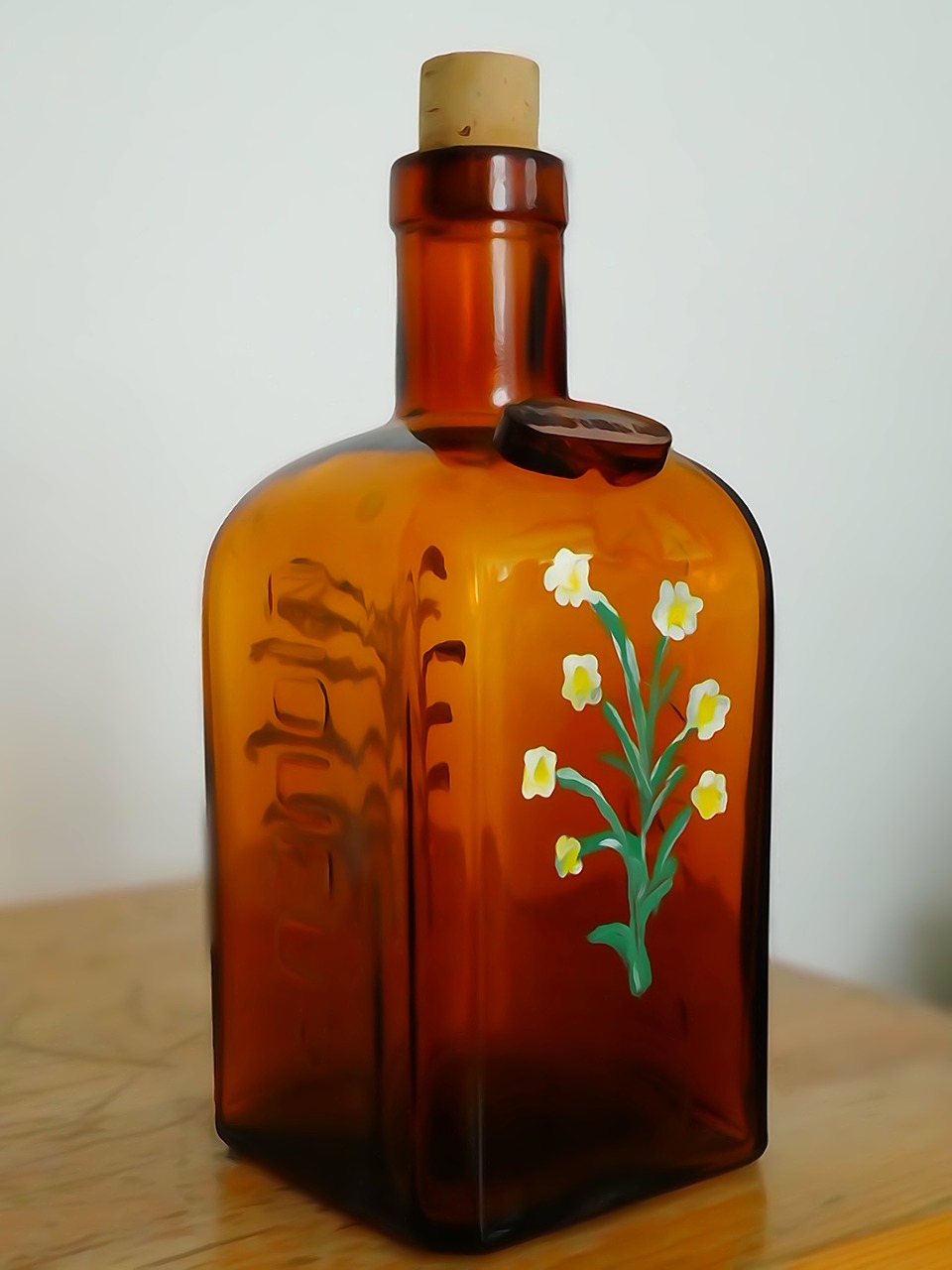 bottle glass decoration free photo