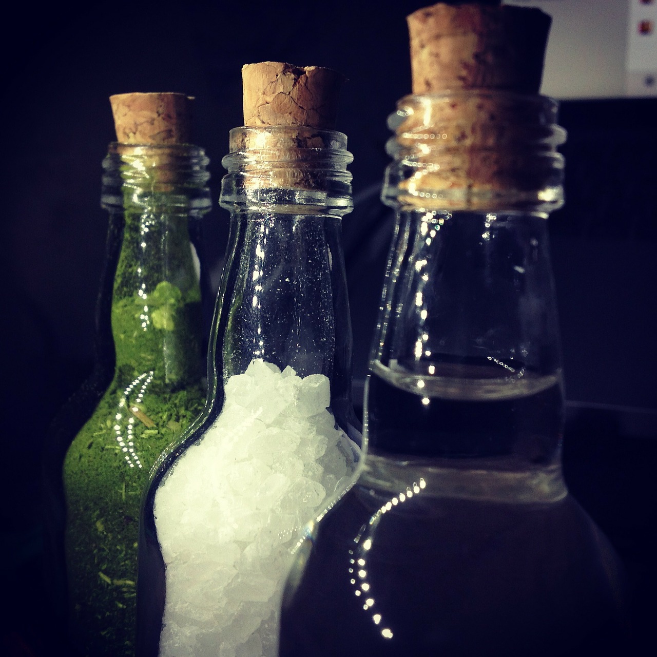 bottle herb salt free photo