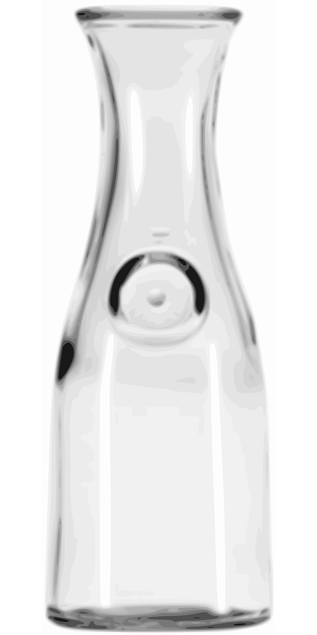 bottle milk bottle decanter free photo