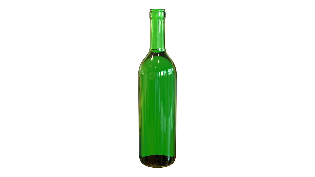 bottle  wine  green free photo