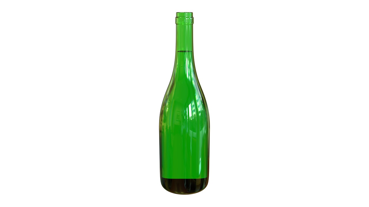 bottle  wine  green free photo