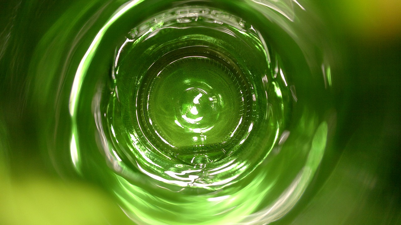 bottle green beer free photo