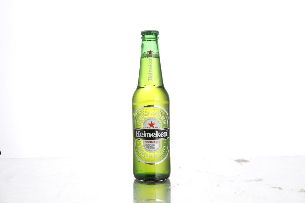 bottle beer heine scan bottle free photo