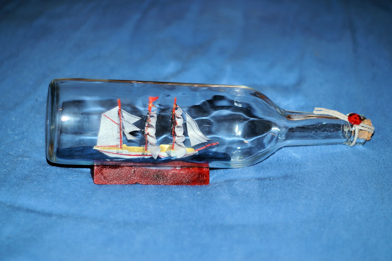 bottle ship sailing vessel bottle free photo